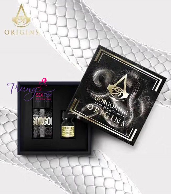 Chai H&iacute;t Tăng Kho&aacute;i Cảm Combo popper Gorgoning Hero Origins 50ml