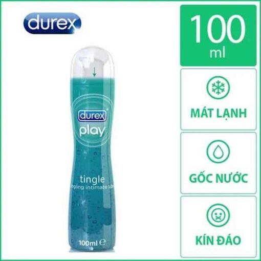 Gel B&ocirc;i Durex Play Tingle Cảm Gi&aacute;c M&aacute;t Lạnh