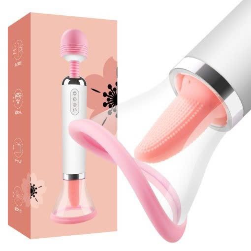 M&aacute;y Massage &Acirc;m Đạo 3 Trong 1 Rung Liếm H&uacute;t 12 Chế Độ