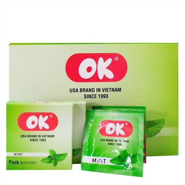 Bao cao su OK Bạc H&agrave; 48h 144 c&aacute;i