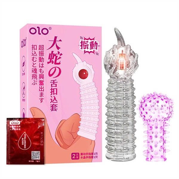 Bao cao su đ&ocirc;n d&ecirc;n Ng&oacute;n Tay OLO Rung 1 c&aacute;i