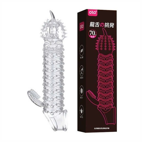 Bao cao su đ&ocirc;n d&ecirc;n OLO 7 Cm R&acirc;u Rồng