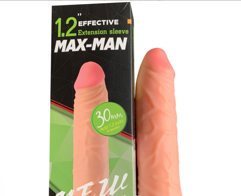 Bao silicone trơn m&agrave;u da Yeain Penis Sleeve Extender Y7860