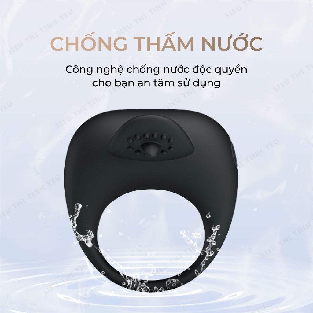 V&ograve;ng đeo Pretty Love Stimulating Tonguo rung đa chế độ d&ugrave;ng pin