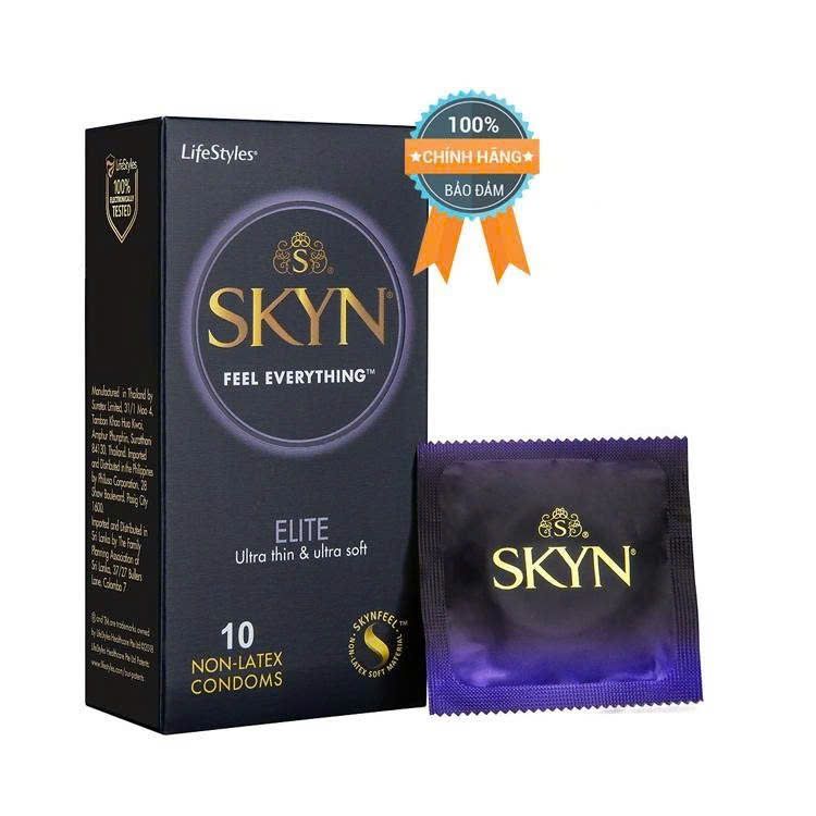Bao cao su si&ecirc;u mỏng mềm mại LifeStyles SKYN Elite Non-latex