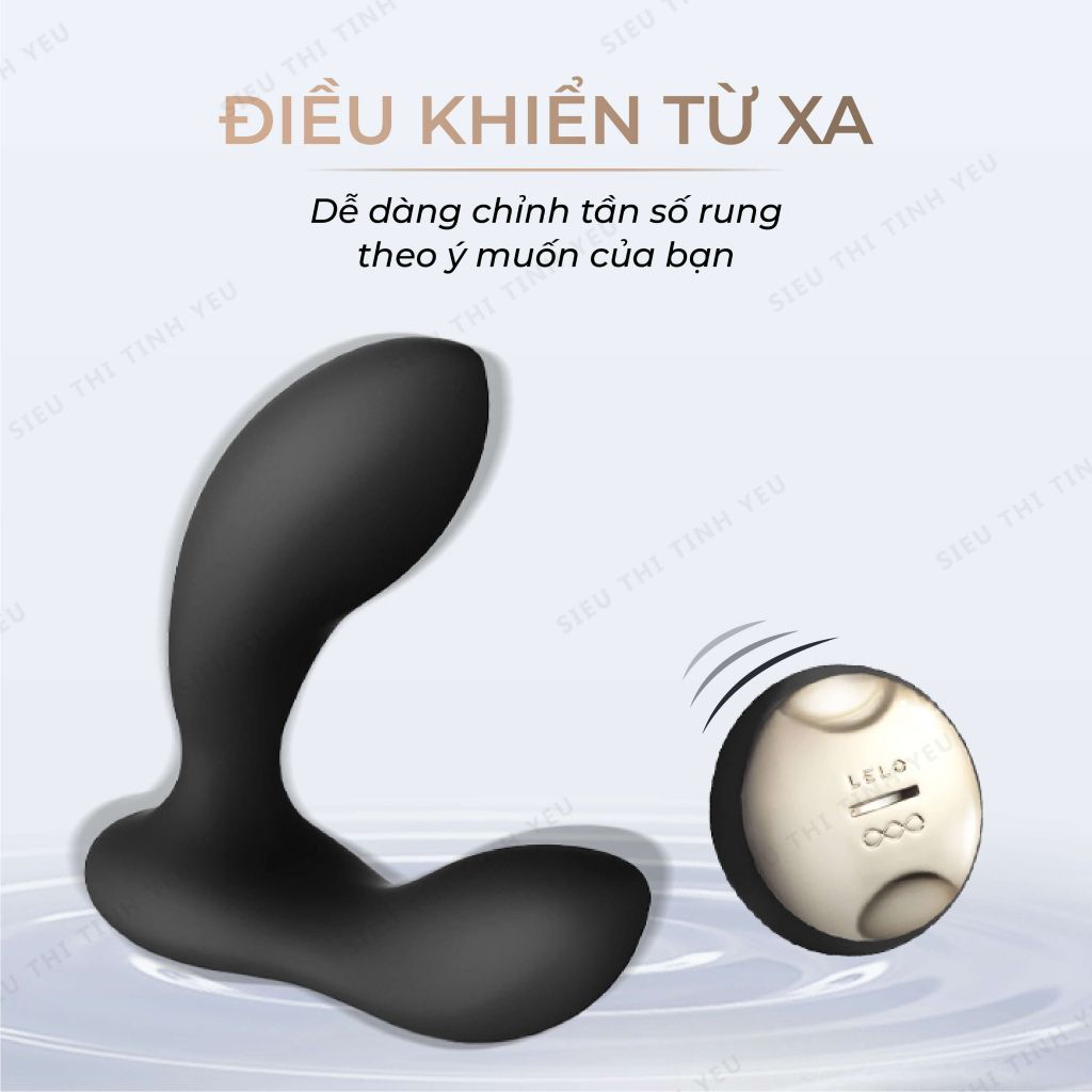 Trứng rung hậu m&ocirc;n LeLo Hugo rung 8 chế độ pin sạc