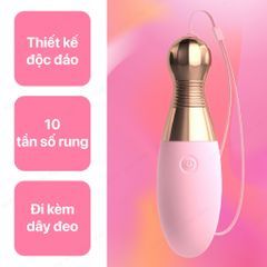 Trứng rung LiLo rung 10 tần số kh&ocirc;ng d&acirc;y sạc điện