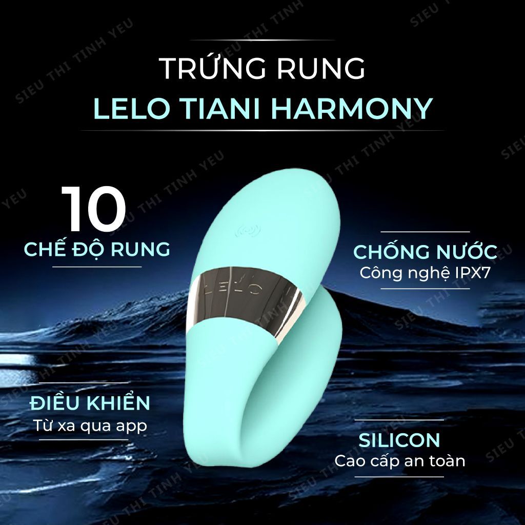 Trứng rung Lelo Tiani Harmony với c&ocirc;ng nghệ hiện đại