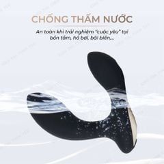 Trứng rung hậu m&ocirc;n LeLo Hugo rung 8 chế độ pin sạc