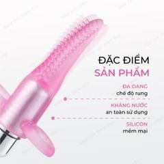 Lưỡi rung Baile m&agrave;u hồng d&ugrave;ng pin