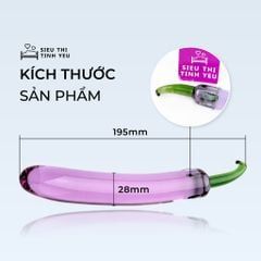 Dương vật giả pha l&ecirc; h&igrave;nh quả c&agrave; t&iacute;m