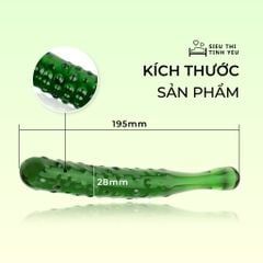 Dương vật giả pha l&ecirc; h&igrave;nh dạng quả dưa leo