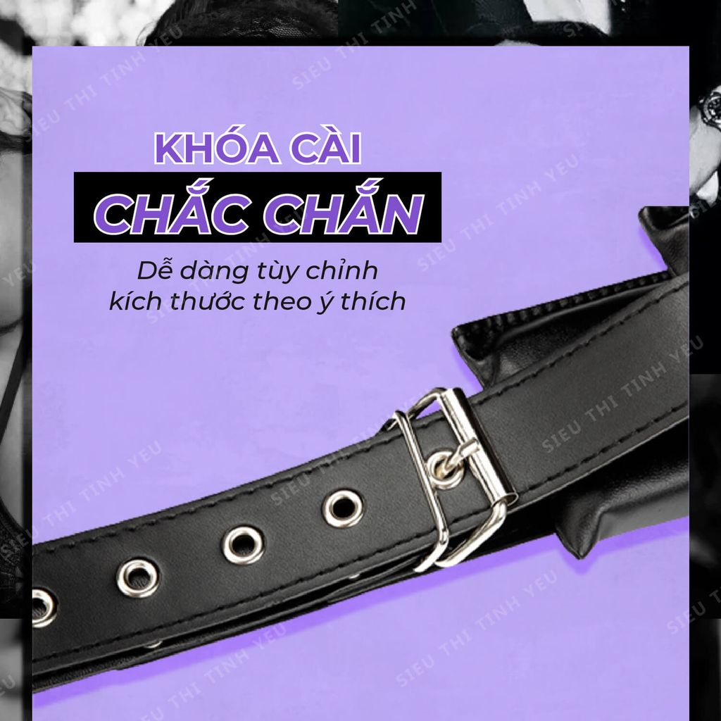 Đồ chơi BDSM kh&oacute;a ch&acirc;n v&agrave; cổ