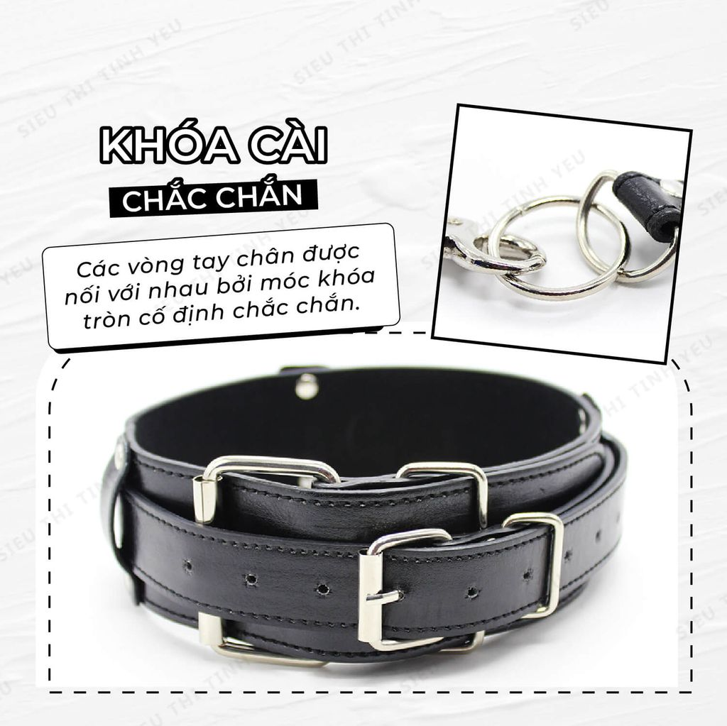 Đồ chơi BDSM x&iacute;ch da