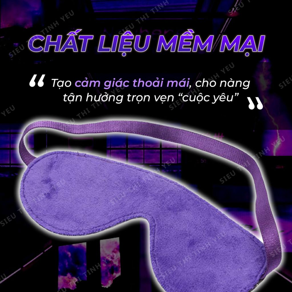 Trải nghiệm tuyệt vời với Đồ chơi BDSM bịt mắt da