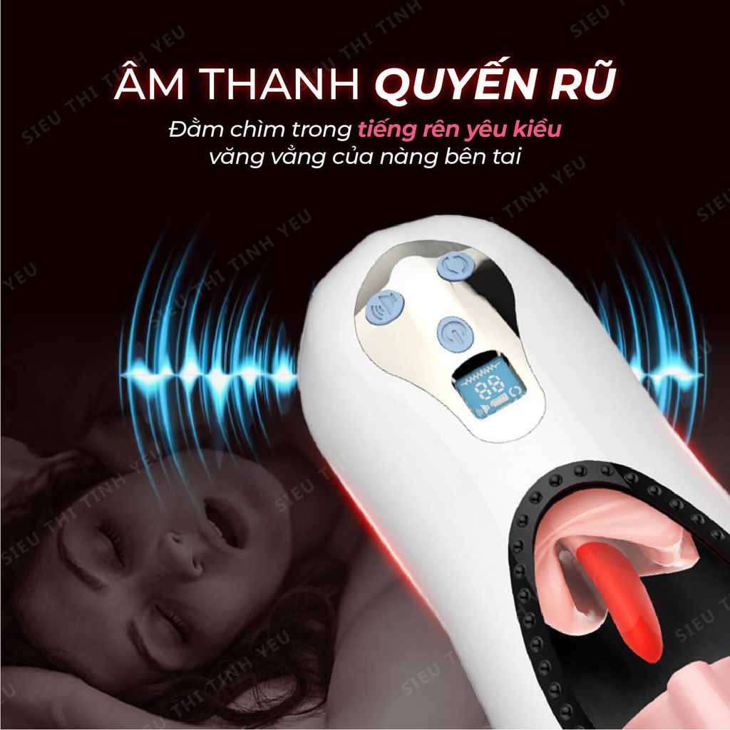 &Acirc;m đạo giả với chế độ rung liếm