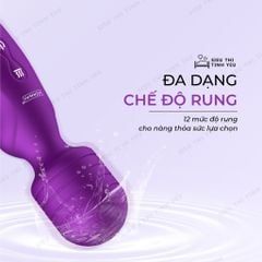Ch&agrave;y rung Xuanai 12 tần số rung xoay d&ugrave;ng pin sạc
