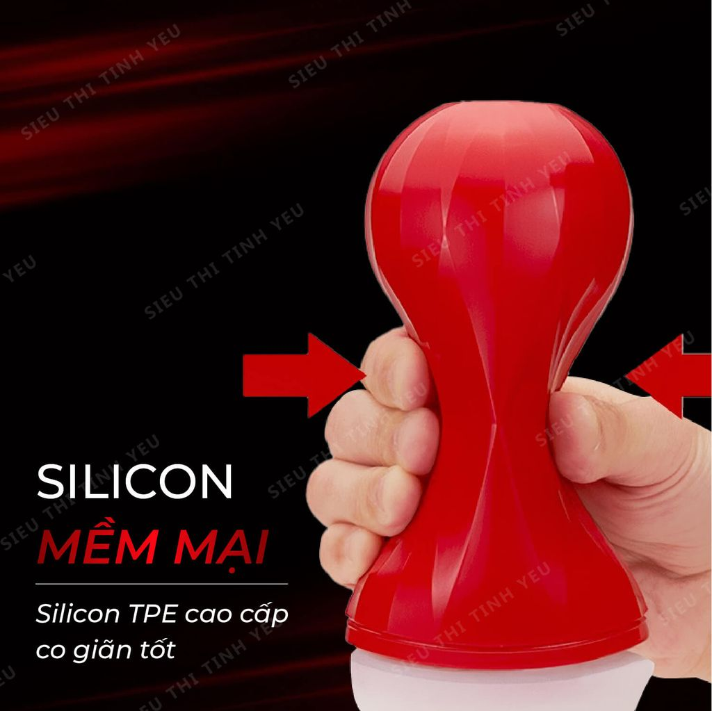 &Acirc;m đạo giả cầm tay Tenga Air-tech Squeeze mềm mịn