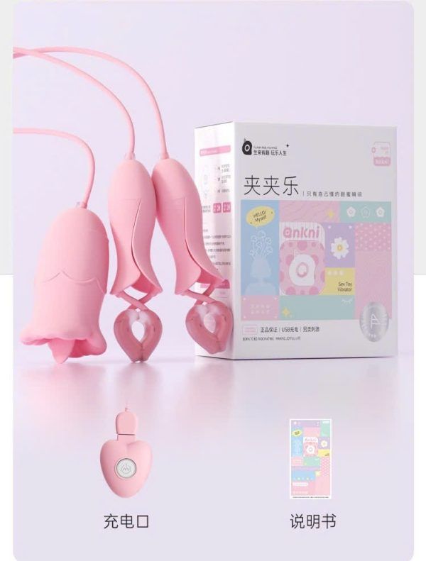 Bộ Trứng Rung Lưỡi Liếm Kẹp V&uacute; Punch