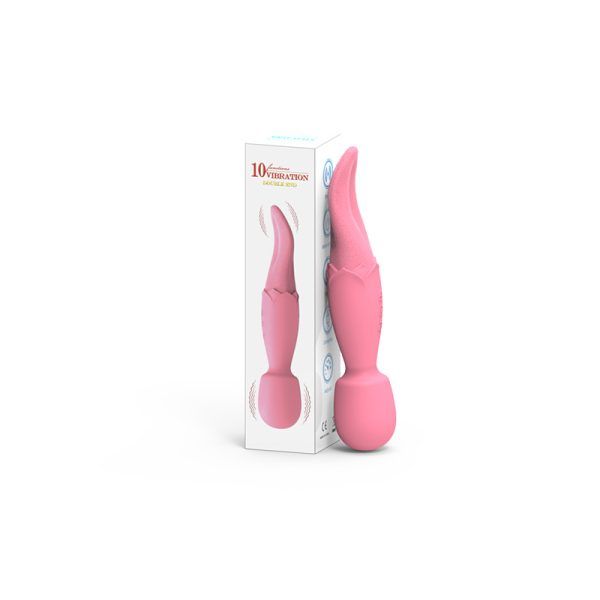 Ch&agrave;y rung massage lưỡi liếm double end