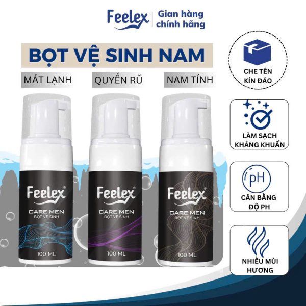 Dung Dịch Vệ Sinh Nam FEELEX 100ML ĐỦ MÙI