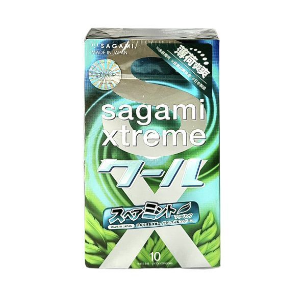 Bao cao su Sagami bạc h&agrave; hộp 10 c&aacute;i