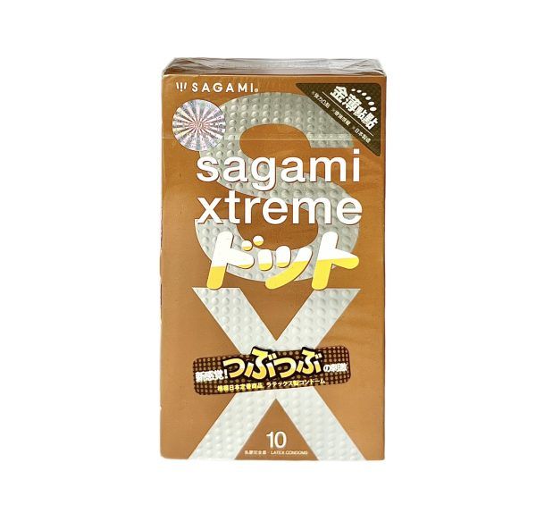 Bao cao su Sagami n&acirc;u hộp 10 c&aacute;i