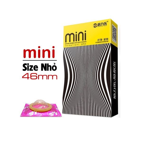 Bao Cao Su Mini V&agrave;ng Hộp 10 C&aacute;i