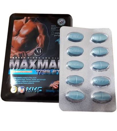 Hỗ Trợ Tăng Cường Sinh L&iacute; CD MAXMAN HỘP 10 VI&Ecirc;N
