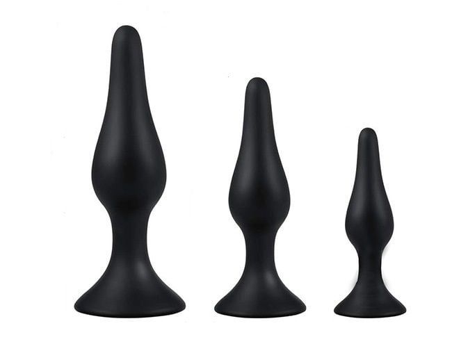 Bộ ba ph&iacute;ch cắm hậu m&ocirc;n da silicone tăng kho&aacute;i cảm
