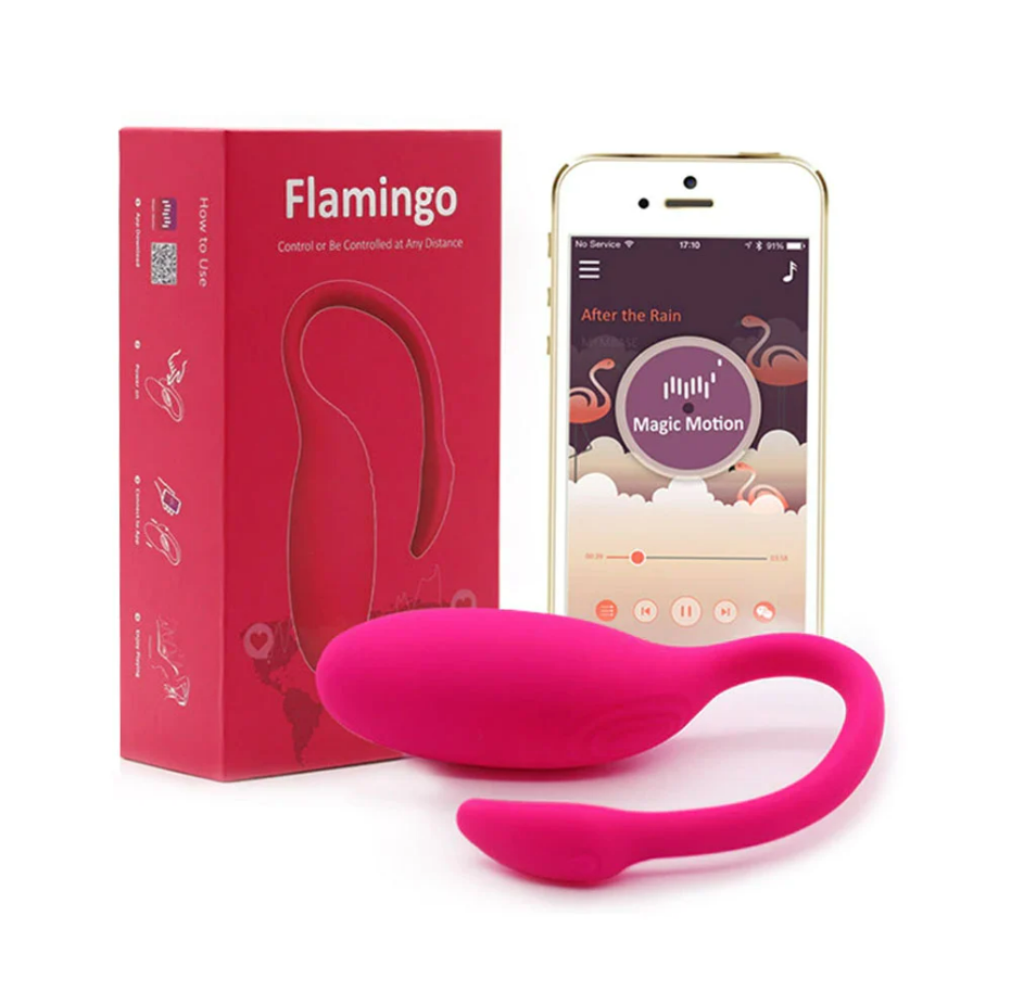 Trứng rung cao cấp điều khiển App đa chế độ Flamingo