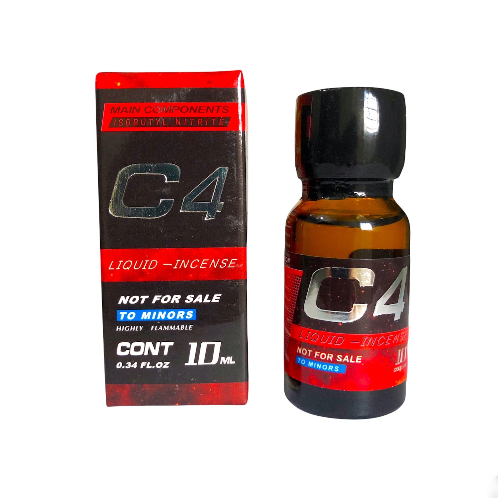 Popper C4 10ml mẫu mới ph&ecirc; k&eacute;o d&agrave;i Mỹ ch&iacute;nh h&atilde;ng