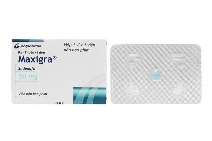Vi&ecirc;n uống hỗ trợ ph&aacute;i mạnh Maxigra 50mg