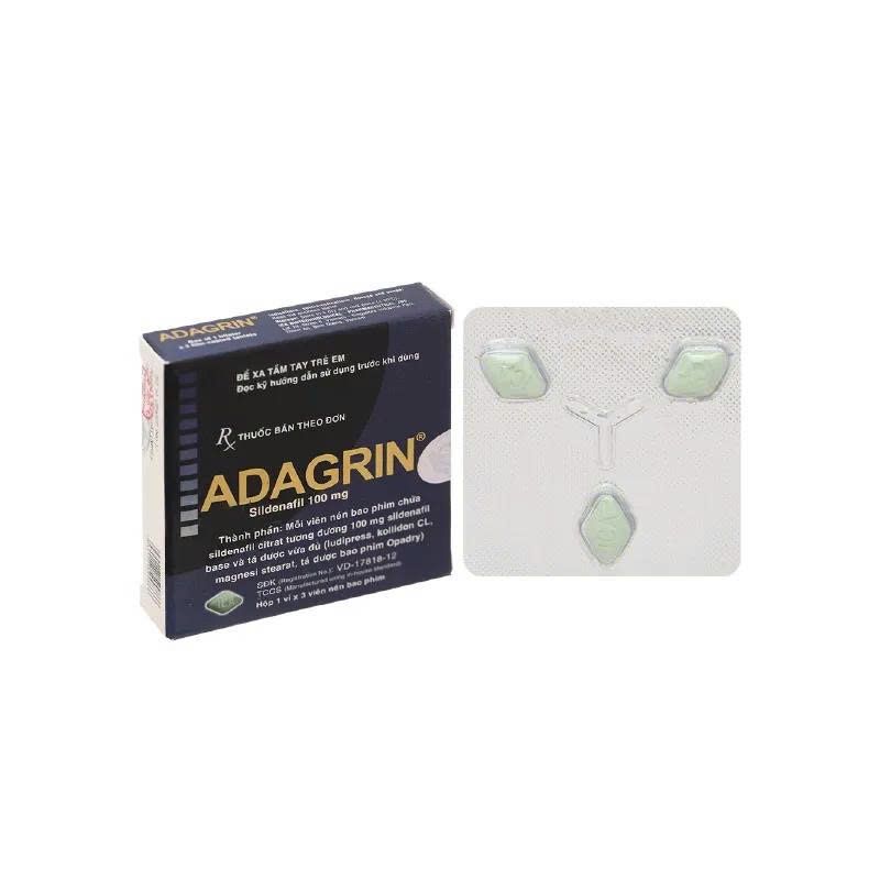 Vi&ecirc;n uống Adagrin 100mg