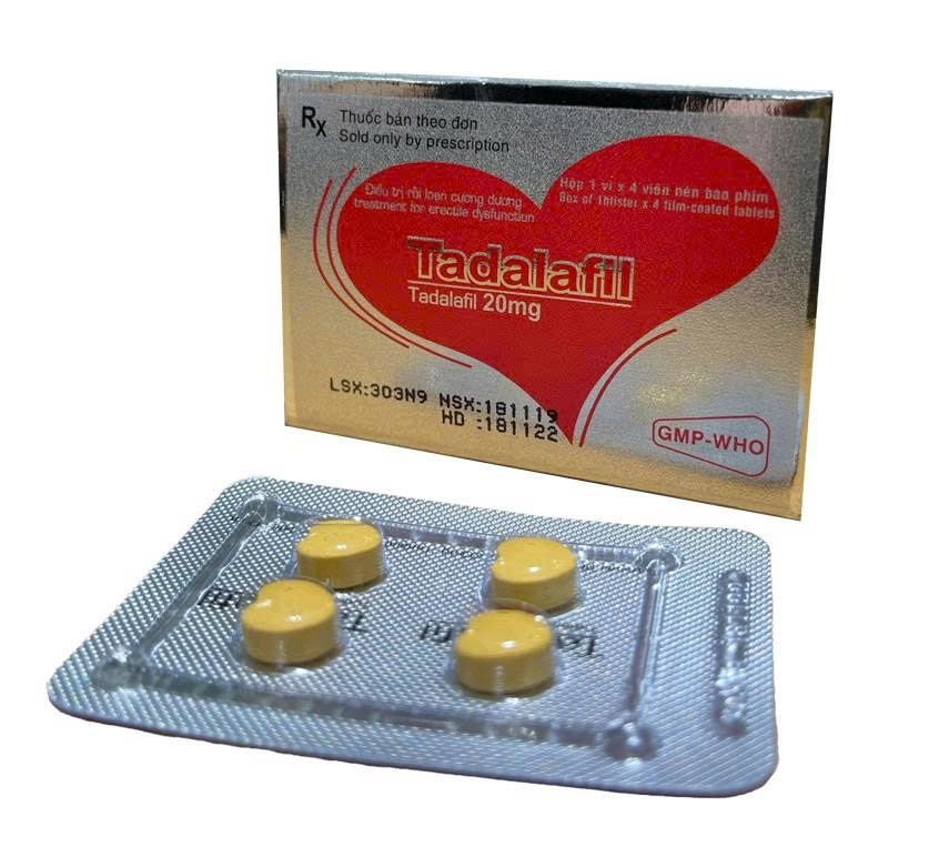 ThViên uống hỗ trợ phái mạnh tăng bản lĩnh đàn ông 20mg (DP 150) hộp 1 vỉ x 4 viên 1
