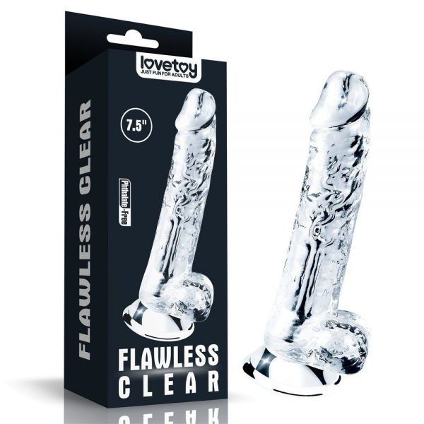 Dương vật giả Lovetoy Flawless Clear Dildo