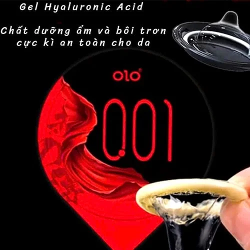 Bao Cao Su OLO Thin 0.01 Square Black
