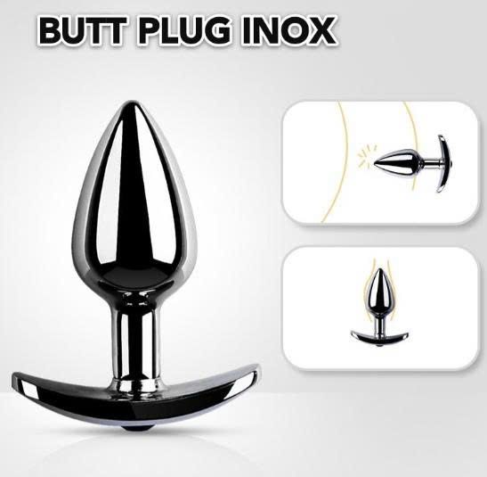 Bộ plug n&ocirc;ng ass inox cực đẹp d&agrave;nh cho bot