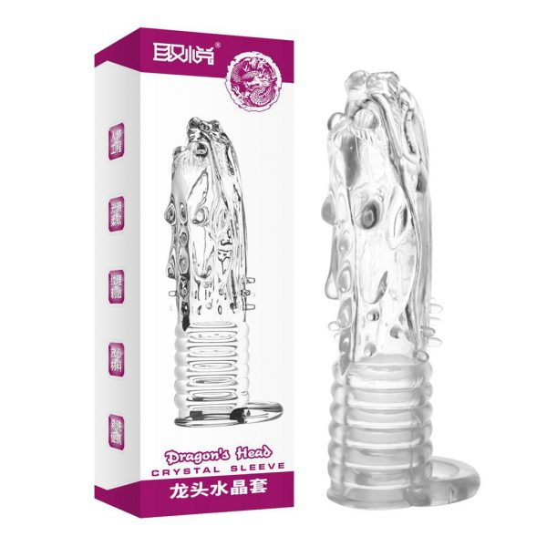 Bao đ&ocirc;n tăng k&iacute;ch thước dương dương vật trong suốt g&acirc;n gai