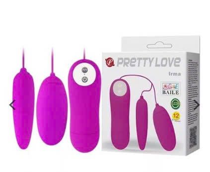 Trứng Rung Đ&ocirc;i Irma Pretty Love Si&ecirc;u Mềm Mịn (EG15)