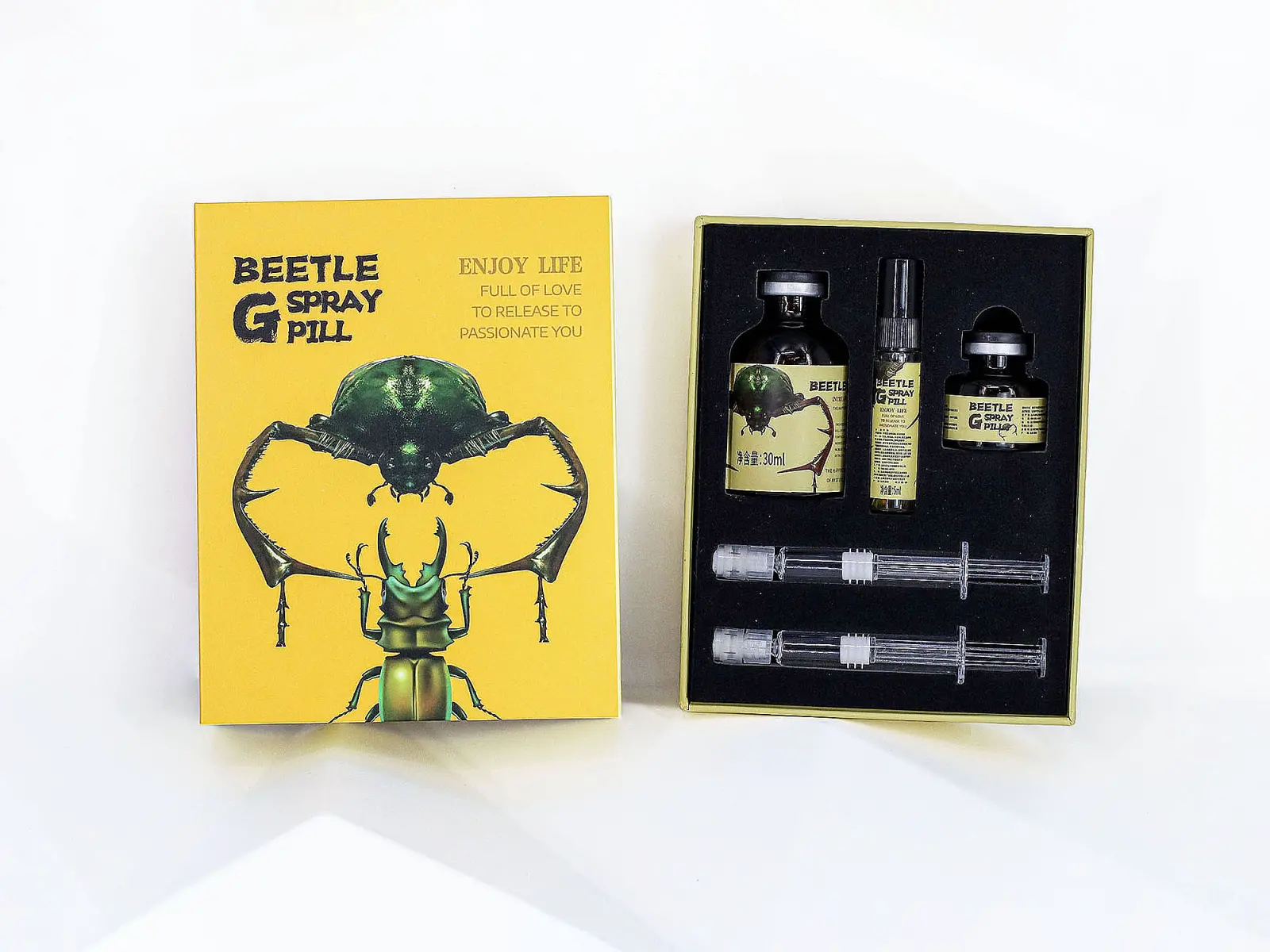 Gel b&ocirc;i giảm ma s&aacute;t hậu m&ocirc;n tăng kho&aacute;i cảm Beetle G Spray Pill