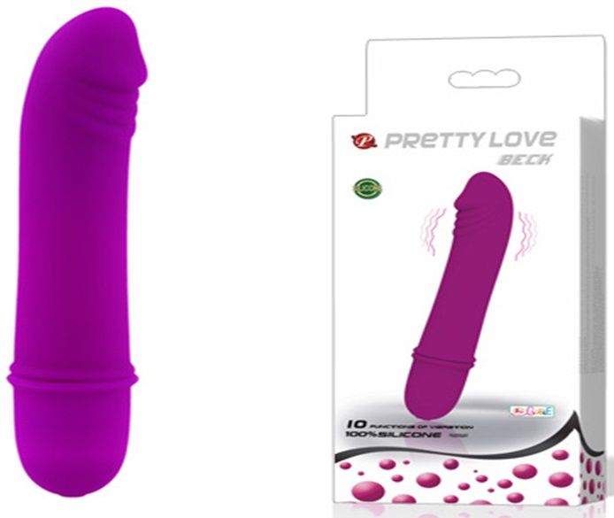 Dương Vật Giả Mini Pretty Love 10 Chế Độ Rung Ch&iacute;nh H&atilde;ng