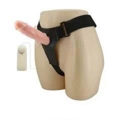 Dương Vật D&acirc;y Đeo Rỗng Ruột C&oacute; Rung Size Lớn Cho Nam