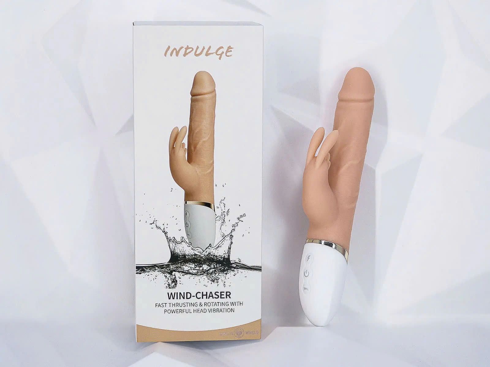 M&aacute;y massage hỗ trợ nữ giải tỏa đa năng rung thụt ngo&aacute;y Indulge Wind-Chaser