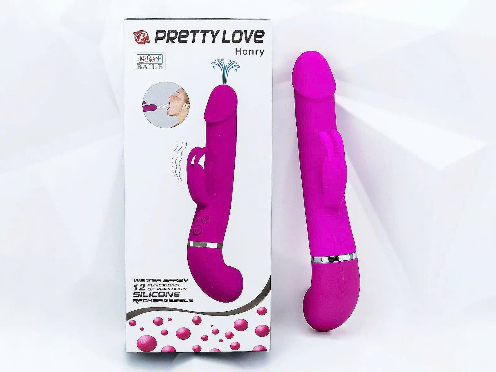 M&aacute;y massage hỗ trợ nữ giải tỏa xuất tinh Pretty Love Henry ch&iacute;nh h&atilde;ng