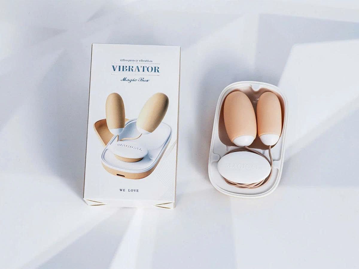 M&aacute;y Massage Hỗ Trợ Giải Tỏa Cho Nữ Trứng rung Vibrator Magic Box 2 đầu Ch&iacute;nh H&atilde;ng