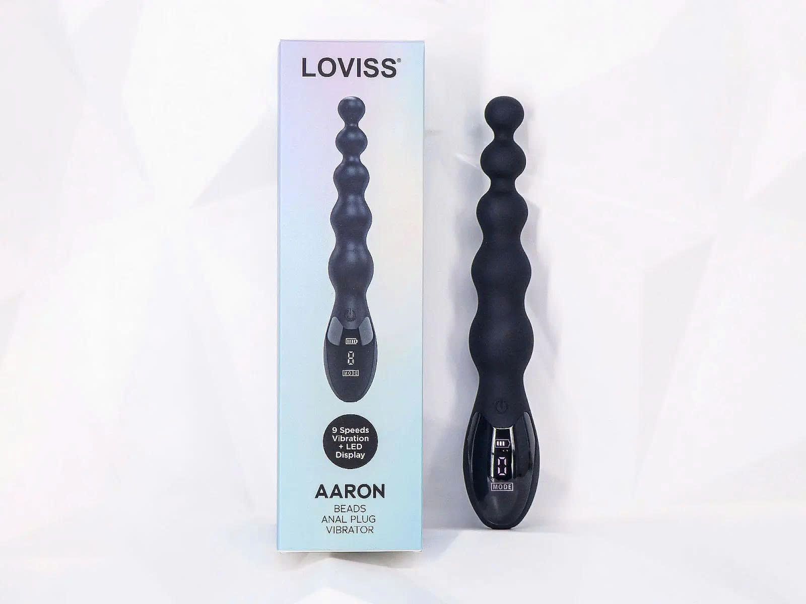 M&aacute;y Massage Hỗ Trợ Giải Tỏa Cho Gay Loviss Aaron Beads Anal Plug