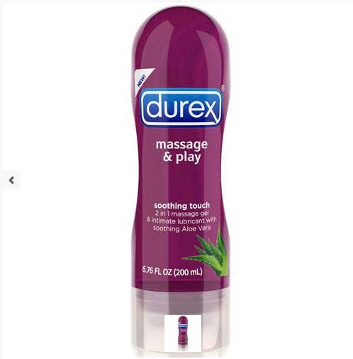 Gel B&ocirc;i Durex Play Massage 2in1