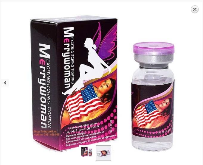Tăng Ham Muốn Nữ Chuẩn Mỹ Merry Woman 10ml Dạng Lỏng