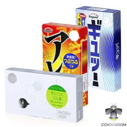 Combo 34 chiếc bao cao su Sagami gai to&agrave;n th&acirc;n, &ocirc;m s&aacute;t, si&ecirc;u mỏng